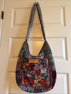 Multicolor Patchwork crossbody bag NWOT
